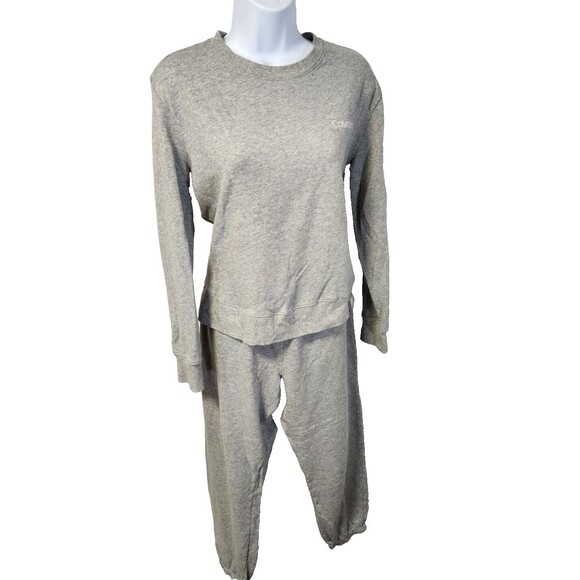 Calvin Klein Women’s 2-Piece Pajama Set | Long Sleeve Jogger, Gray, Size M, GUC - Picture 1 of 16